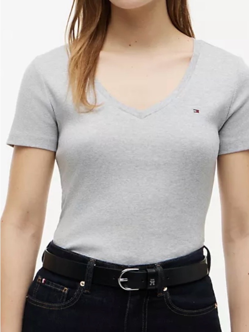 Tommy Hilfiger Women's GrayTee XXL